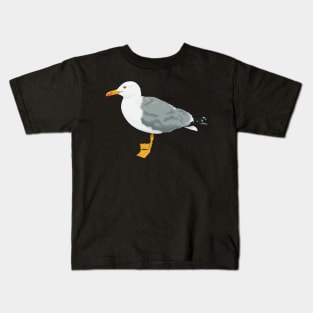 Seagull Sticker Kids T-Shirt